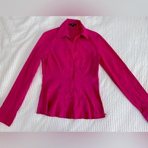 BOSS Women’s Bashina Blouse in Bright Pink. Great condition!